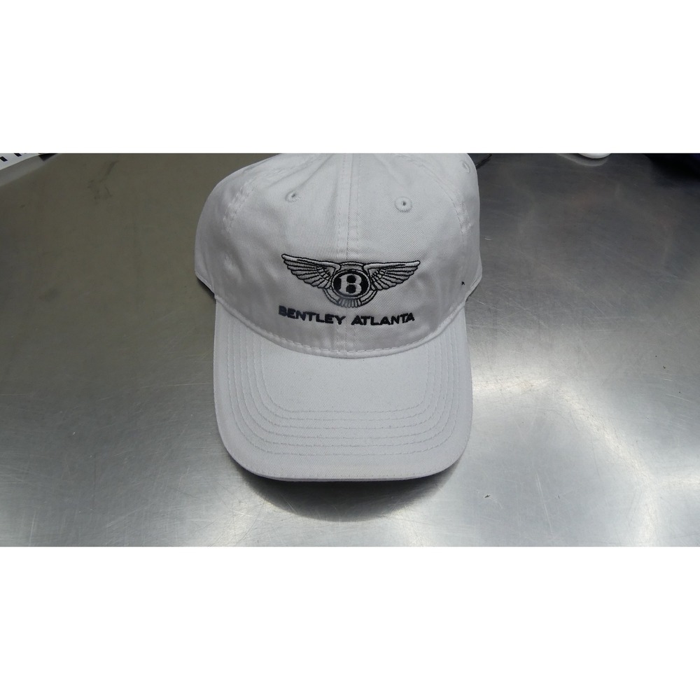 Sope Creek Bentley Atlanta Hat Mens OSFM White Embroidered Cotton Baseball Cap